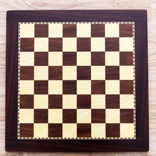 Drevená šachovnica LUX hnedá veľká