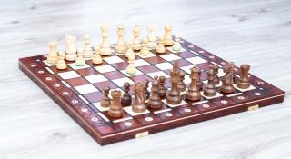 Drevené šachy Wenga