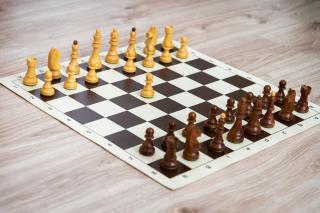 Šachová súprava Caissa extra hnedá