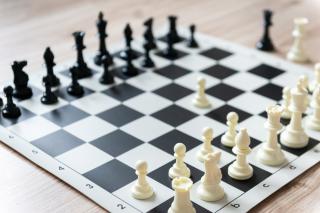 Šachová súprava komplet veľká čierna