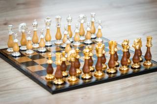 Šachová súprava Silver-Gold Orient