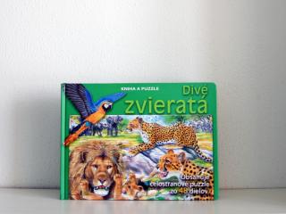 Divé zvieratá - Kniha a puzzle