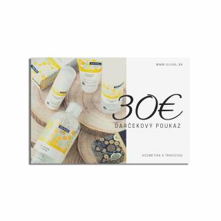 Darčekový poukaz 30€ - ONLINE