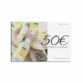Darčekový poukaz 50€ - ONLINE