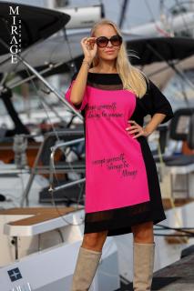 Amaretto šaty pink Veľkosť: UNI