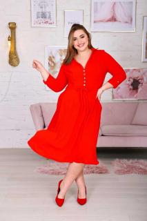Elišhe šaty červené W Veľkosť: XL