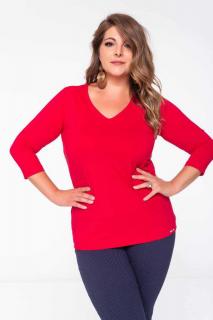 Zoey tričko červené W Veľkosť: 3XL