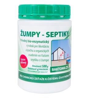 Baktérie do žumpy a septiku - Baktoma ZS 0,5kg Baktoma ZS: 0,5kg