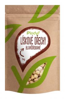 iPlody Lieskové orechy blanšírované, pražené (1000 g)