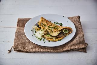 Proteínová omeleta so zeleninovou príchuťou (1 porcia)