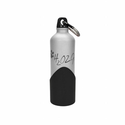 H2O2GO Cestovná fľaša na vodu pre psa 750ml Farba Silver