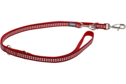 Red Dingo prepínacie vodítko Veľkosť M (18 mm x 2,0 m), Farba Če