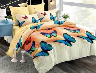 Obliečky Butterflies color Bavlna 7-dielna súprava