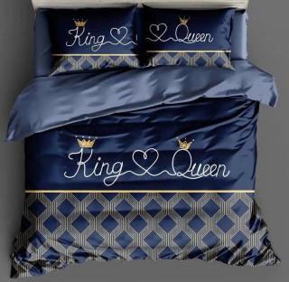 Obliečky Queen & King 1 Bavlna 7-dielna súprava
