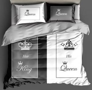 Obliečky Queen & King 5 Bavlna 7-dielna súprava
