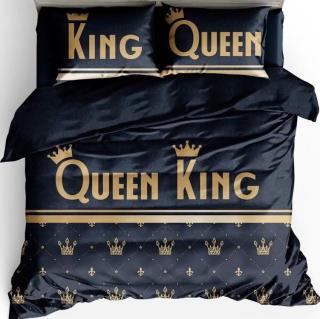 Obliečky Queen & King Bavlna 7-dielna súprava