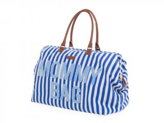 CHILDHOME PREBAĽOVACIA TAŠKA MOMMY BAG CANVAS ELECTRIC BLUE