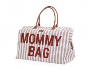 CHILDHOME PREBAĽOVACIA TAŠKA MOMMY BAG CANVAS NUDE