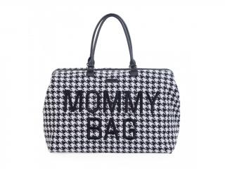 CHILDHOME PREBAĽOVACIA TAŠKA MOMMY BAG PEPITO BLACK