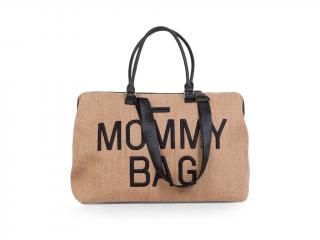 CHILDHOME PREBAĽOVACIA TAŠKA MOMMY BAG RAFFIA LOOK