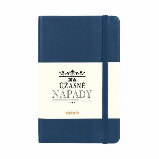 Linajkovaný Zápisník Modrý - Na Úžasné Nápady