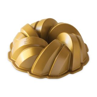 Nordic Ware Forma Na Bábovku Braided - Zlatá 2,8 L