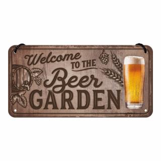Plechová Ceduľa Beer Garden