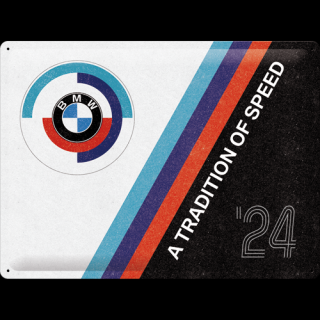 Plechová Ceduľa BMW Motorsport Tradition Of Speed