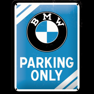 Plechová ceduľa BMW Parking Only