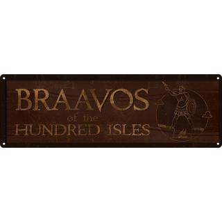 Plechová Ceduľa Braavos Of The Hundred Isles