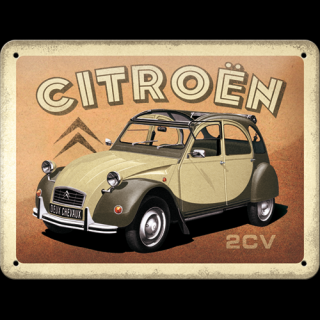 Plechová Ceduľa Citroën 2CV