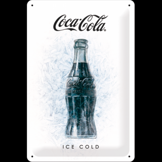 Plechová Ceduľa Coca-Cola Ice Cold