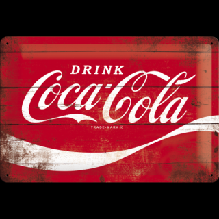 Plechová Ceduľa Coca-Cola