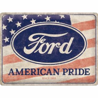Plechová Ceduľa Ford American Pride