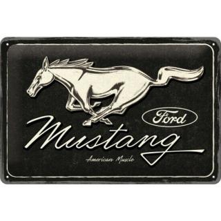 Plechová Ceduľa Ford Mustang Logo