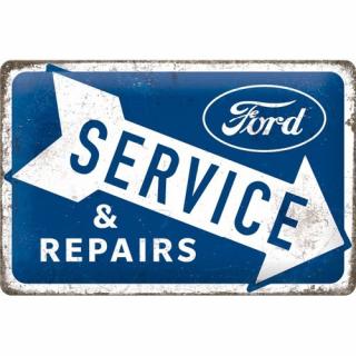 Plechová Ceduľa Ford Service