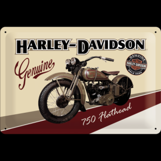 Plechová Ceduľa Harley-Davidson Genuine