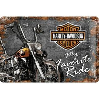 Plechová Ceduľa Harley-Davidson My Favorite Ride