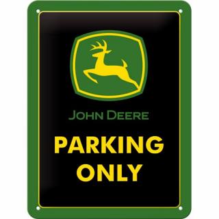 Plechová Ceduľa John Deere Parking Only