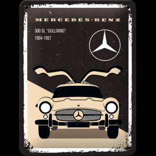 Plechová ceduľa Mercedes Benz 300 SL