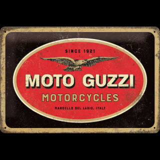 Plechová Ceduľa Moto Guzzi Motorcycles