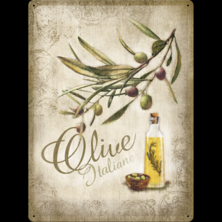 Plechová Ceduľa Olive Italiane