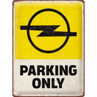 Plechová Ceduľa Opel Parking Only