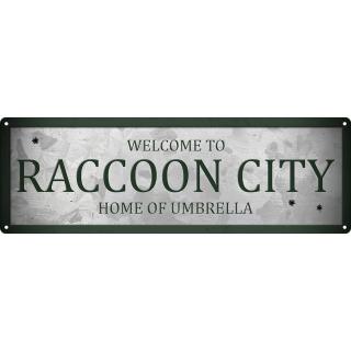 Plechová Ceduľa Raccoon City