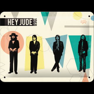 Plechová ceduľa The Beatles - Hey Jude