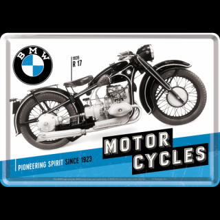 Plechová Pohľadnica BMW Motorcycles