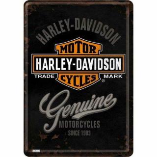 Plechová Pohľadnica Harley-Davidson Genuine
