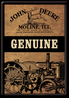 Plechová Pohľadnica John Deere Genuine