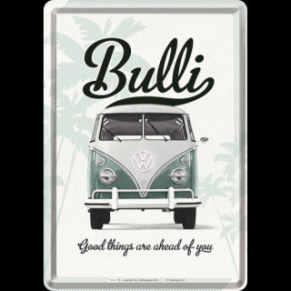 Plechová Pohľadnica VW Bulli Good Things