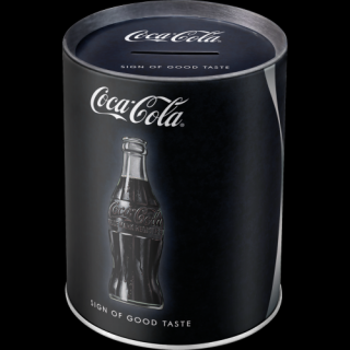 Plechová Pokladnička  - Coca Cola Sign Of Good Taste